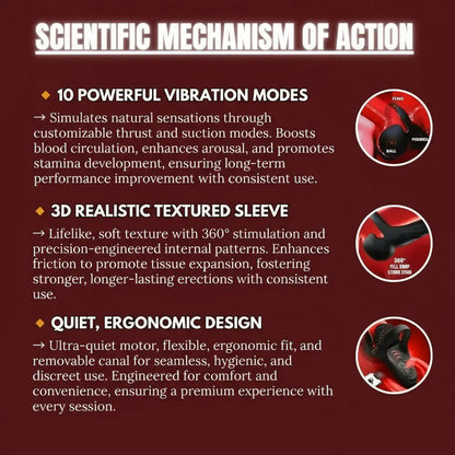 Pryxo™ Vibrating Electric Male Masturbation Lock Ring Charging